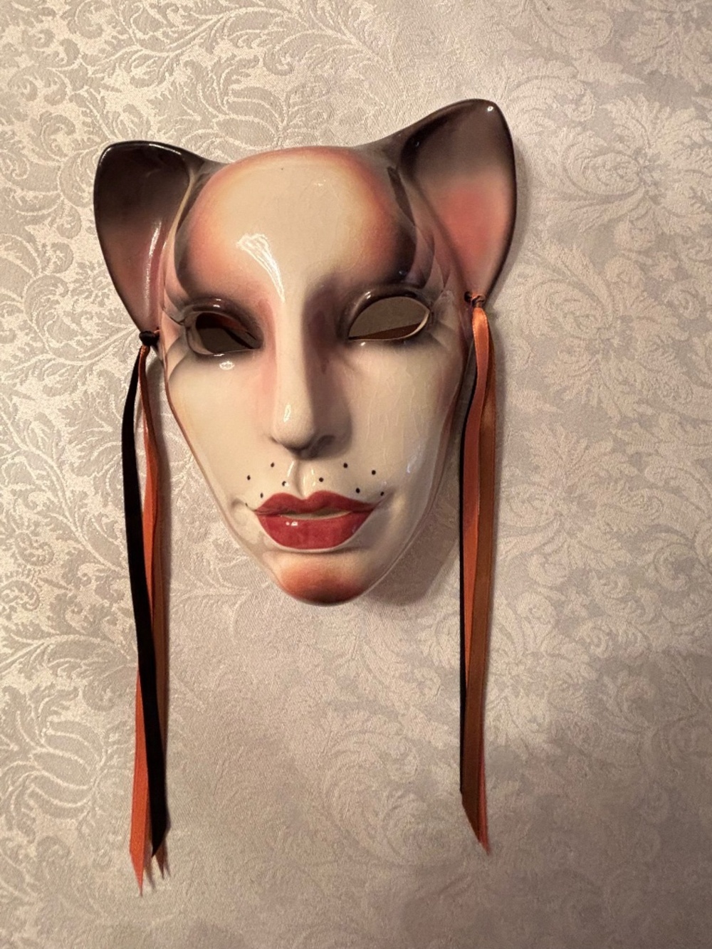 Clay Art of SF, 1989 Cat Masquerade Mask